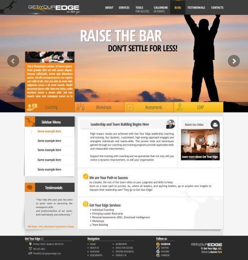 Get Your Edge website design