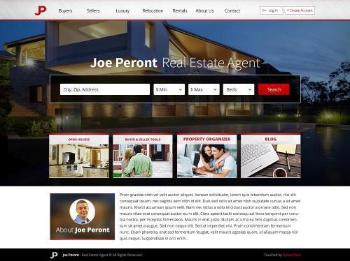 Joe Peront website design