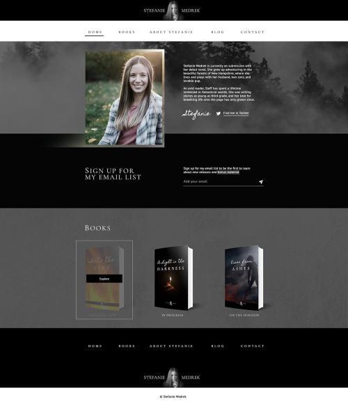 Stefanie Medrek website design